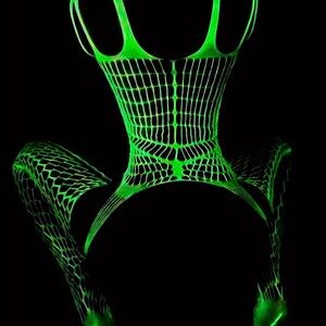 Neon Green Lingerie Bodysuit